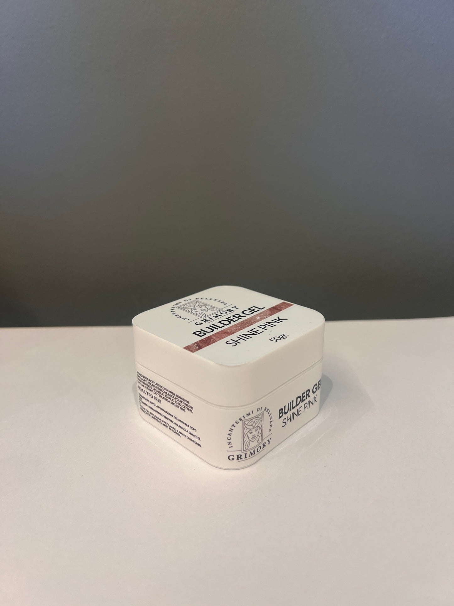 Builder Gel Shine Pink — vista laterale