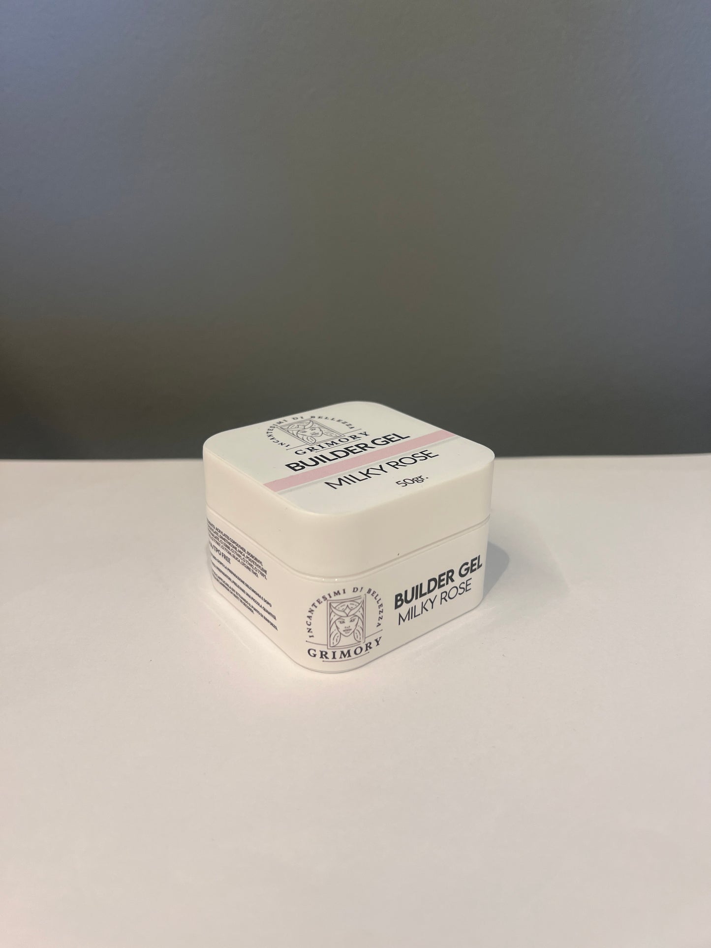 Builder Gel Milky Rose — dettaglio etichetta