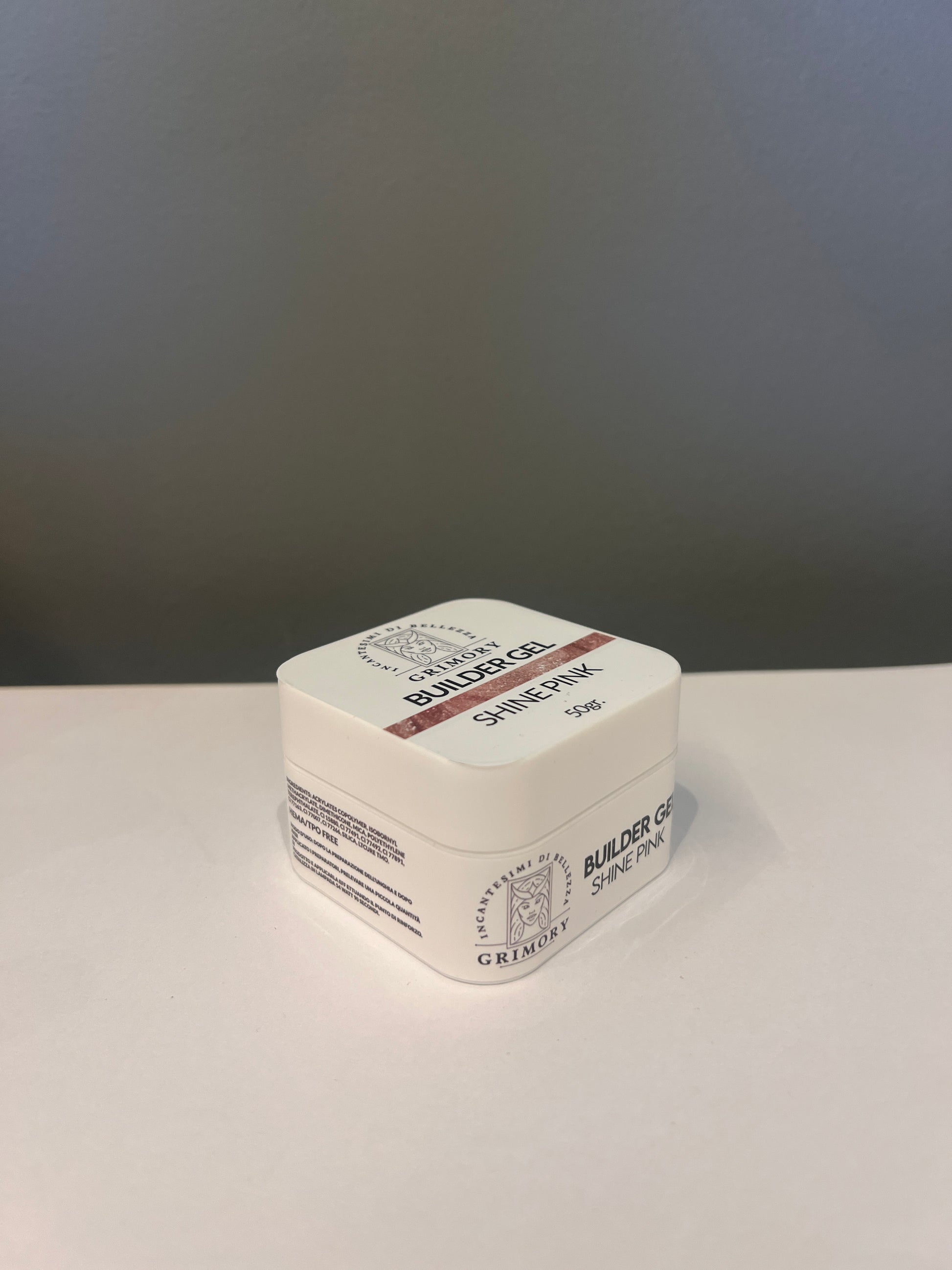 Builder Gel Shine Pink — vista laterale