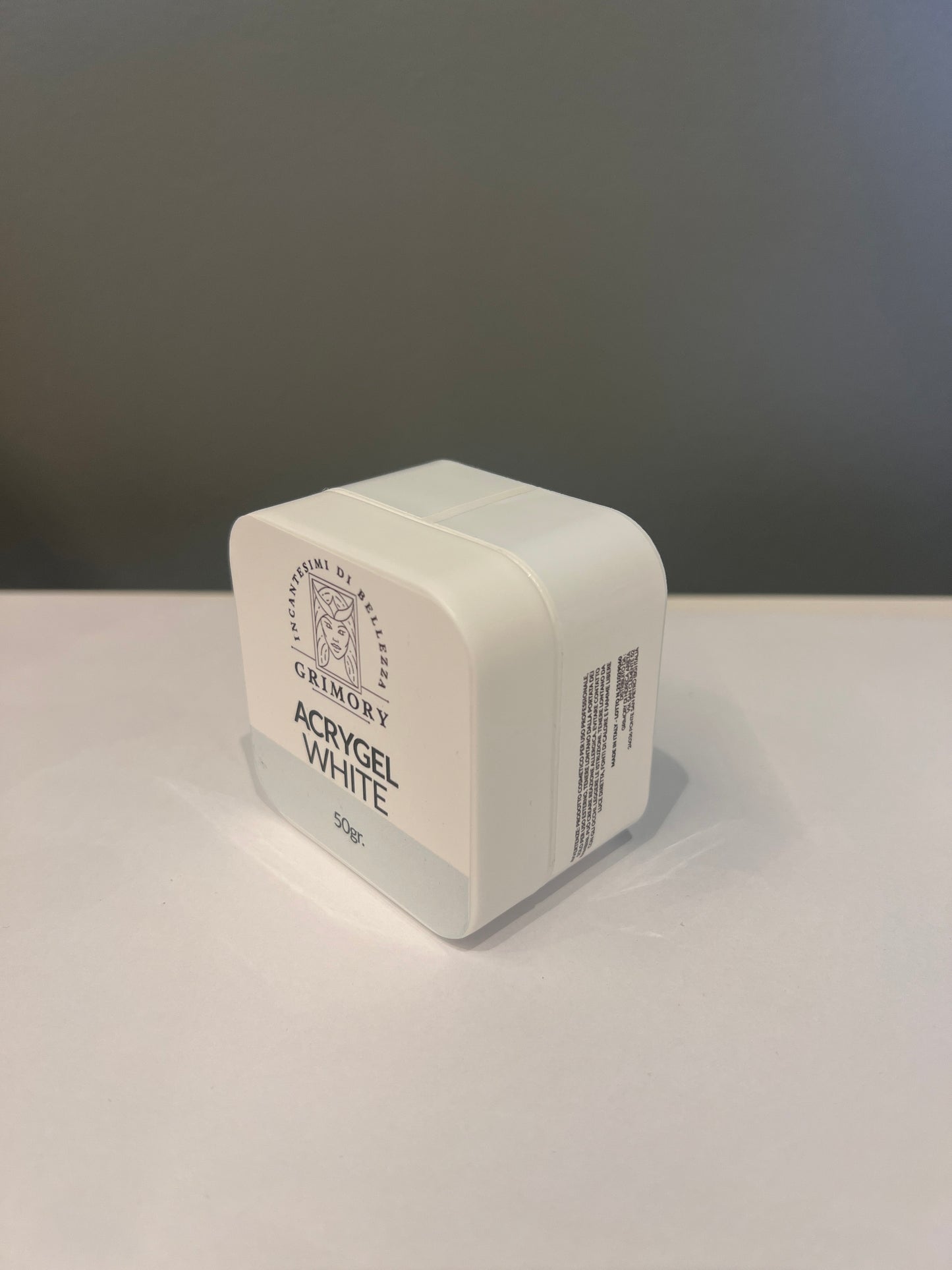 Acrygel White — vista laterale