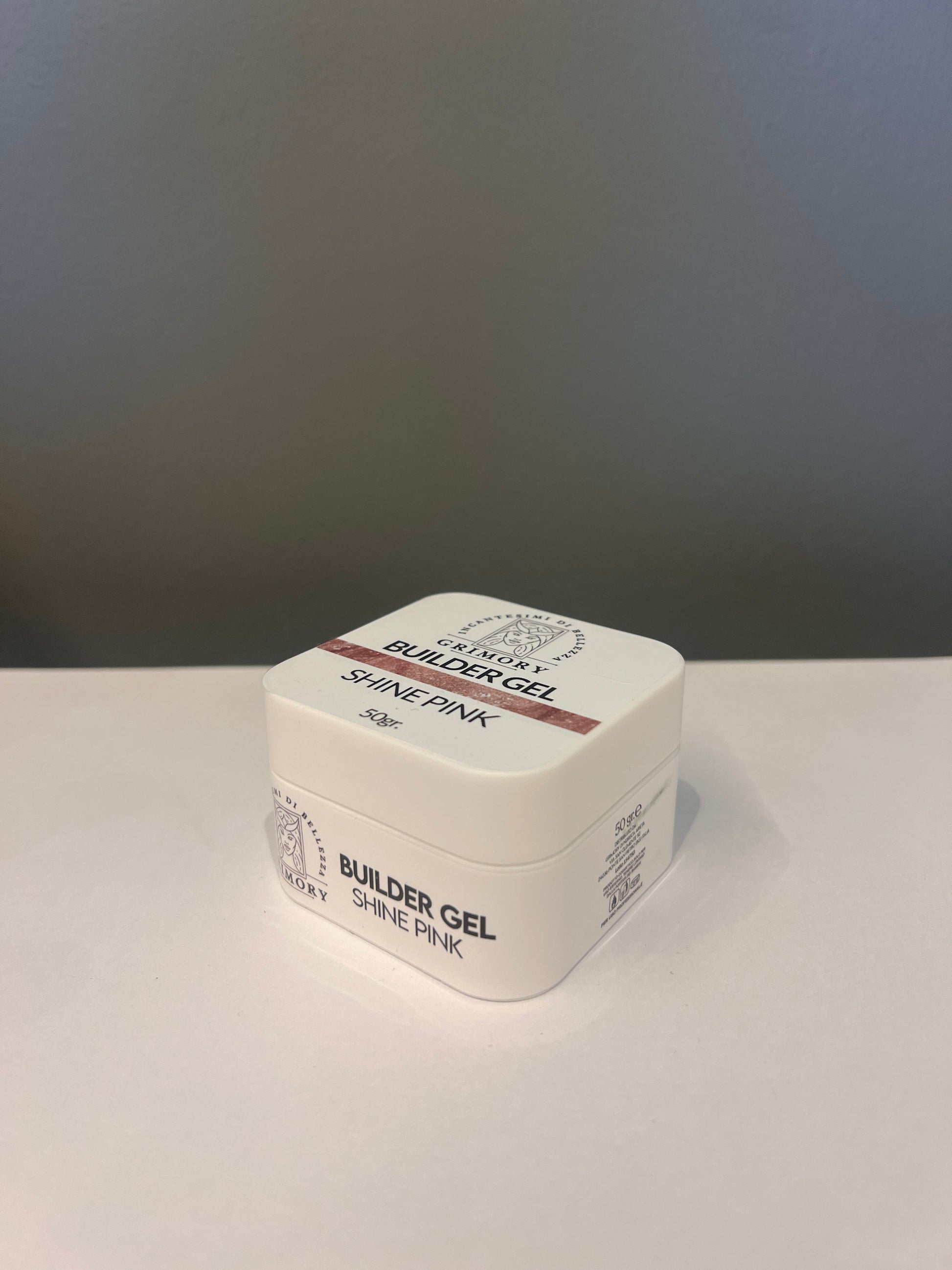Builder Gel Shine Pink — dettaglio etichetta
