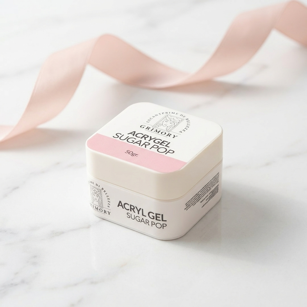 Acrygel Sugar Pop Grimory 50g su marmo bianco