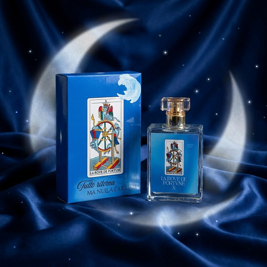 La Roue de Fortune X Grimory eau de parfum con cofanetto tarocco